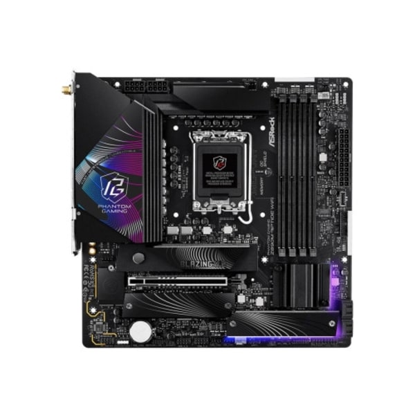 ASRock Phantom Gaming Z890M RIPTIDE WIFI - moderkort - micro ATX - LGA1851-uttag - Z890