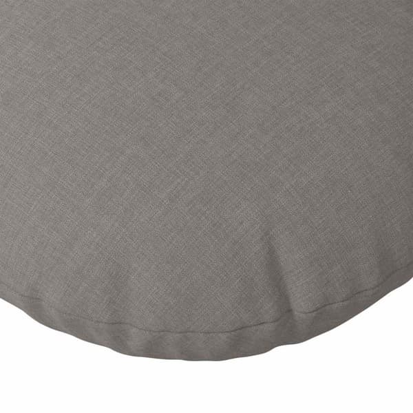 Sittkuddar 2 pcs Taupe Ø50 x 19 cm tyg