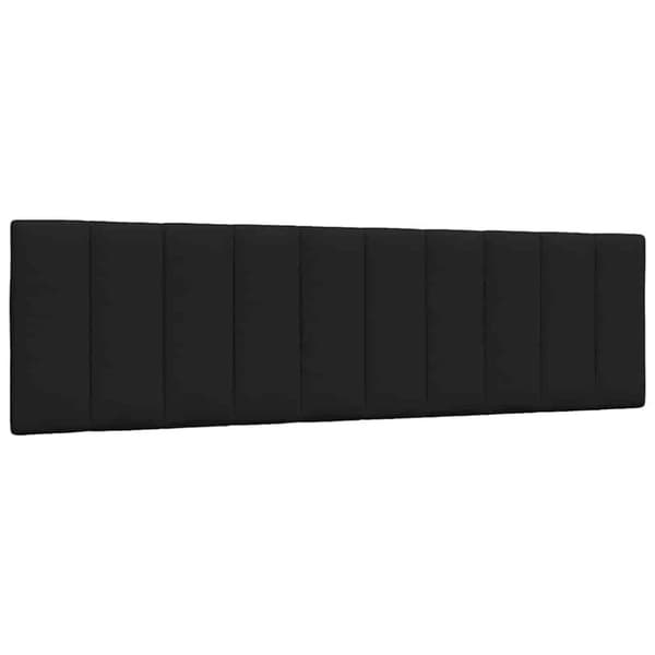 Bed Frame without Mattress "Hanko" Black 180x200cm Fabric
