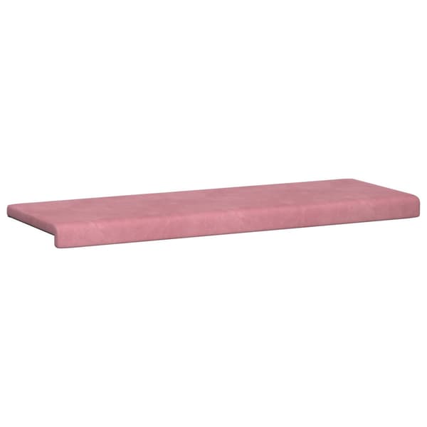 Bänk kudde Sammet (V) Rosa Djup 35 cm