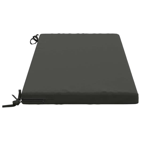 Bänk kudde SOEST 100% Polyester Antracit 120 x 50 x 5 cm