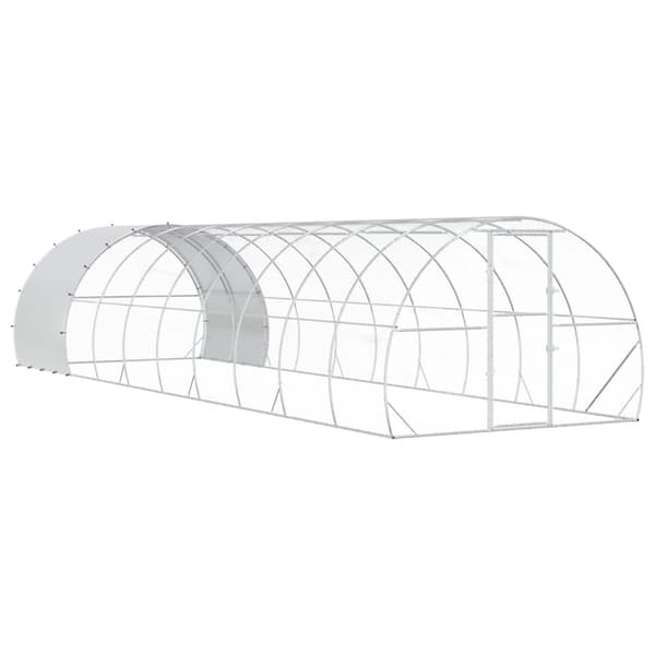 Hönsgård Silver 1000 x 300 x 200 cm Galvaniserat stål