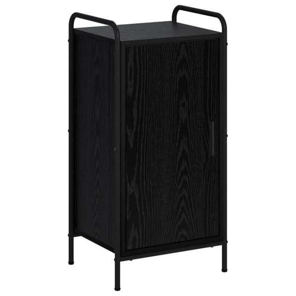 Sideboard Svart ek 97 x 33 x 81 cm Konstruerat trä