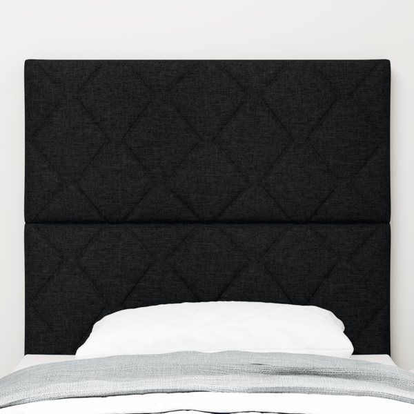 LED huvuddyna Svart 100 cm tyg