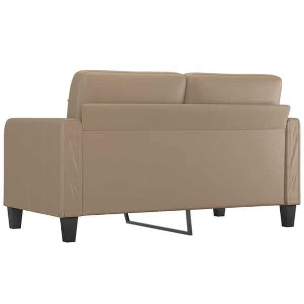 2-sitssoffa cappuccino 140 cm konstläder
