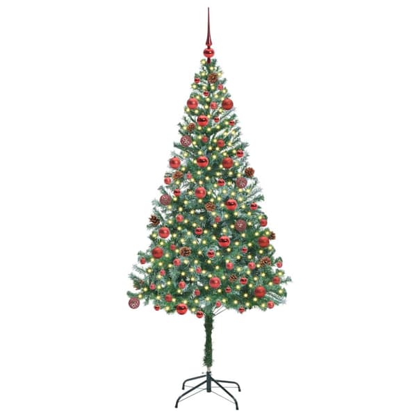 Konstgjord julgran Grön 180 cm PVC och Stål