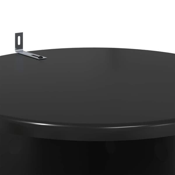 Växtställ 2 pcs Svart 40 x 40 x 80 cm Konstruerat trä