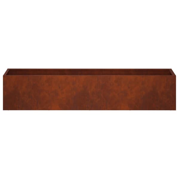 Trädgårdsplanterare Rostig 80 x 20 x 20 cm Väderbeständig stål