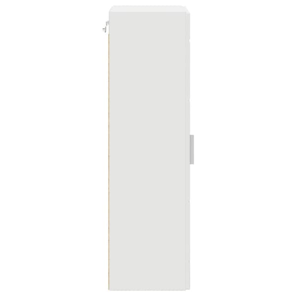 Träskåp med lagring Vit 50 x 29 x 100 cm Konstruerat trä