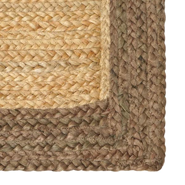 Områdesmattor Rektangulär Naturlig och grå 60 x 400 cm Jute