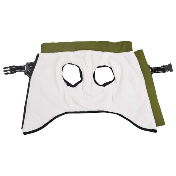 Hund Kappa Armégrön L24 Fleece och Polyester