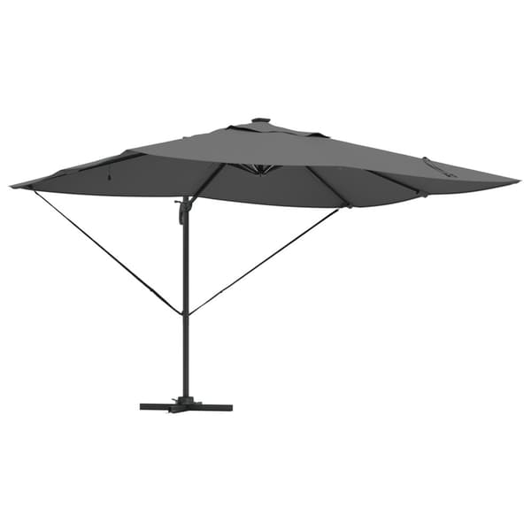 Parasoll Antracit 352 x 251 x 265 cm Polyester och aluminium
