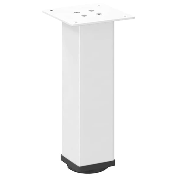 Soffbordsben 4 st vita 42-44 cm stål