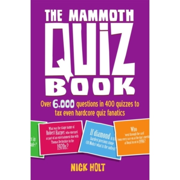 The Mammoth Quiz Book (häftad, eng)