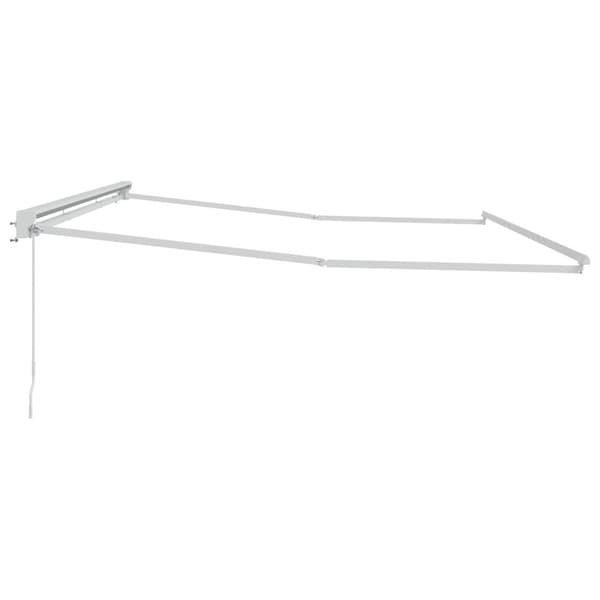 Manuell Markisram Justerbar Vit 4,5 × 3,5 m Stål