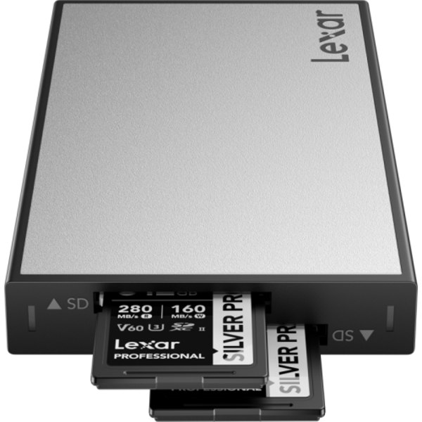 Lexar Professional Workflow USB 3.2 Gen2 Reader, UHS-II, support Dual slot SD