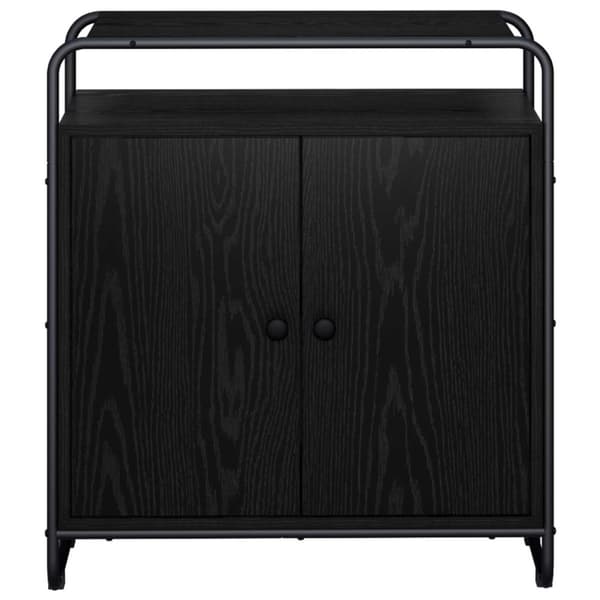 Sideboard Svart ek 68 x 35 x 75 cm Konstruerat trä