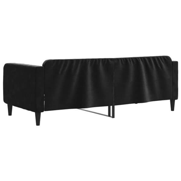 Dagbädd svart 100x200 cm sammet