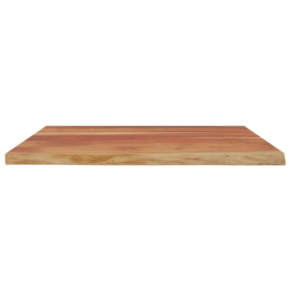 Bordsskiva 90x80x3,8 cm rektangulär massiv akacia rustik kant