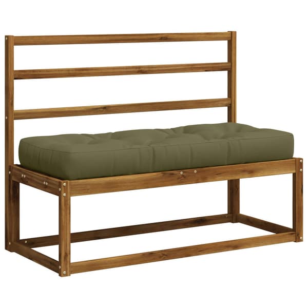 Pallkudd VIANEN 100% Polyester Olivgrön 120 x 50 x 12 cm