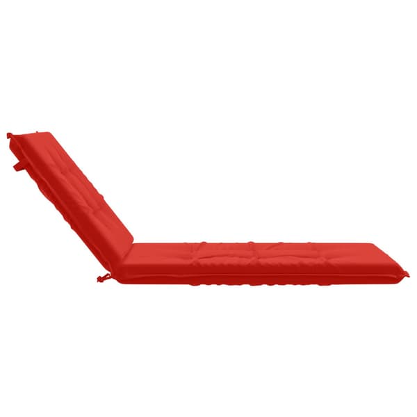 Solstol Kudde GEMERT 100% Polyester Röd 190 x 80 x 9 cm