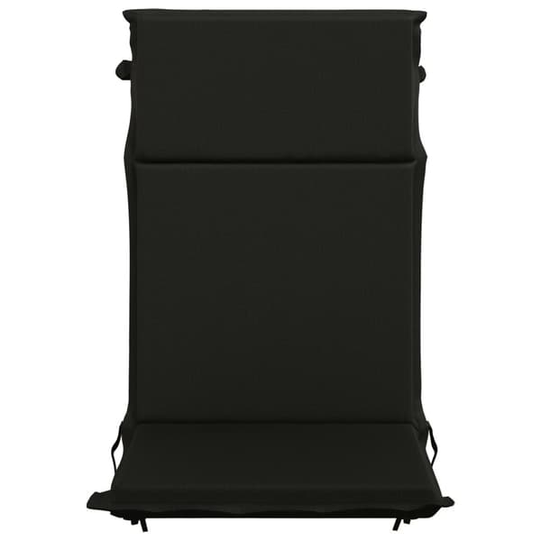 Dyna till stol med hög rygg GEMERT 2 st 100% Polyester Svart
