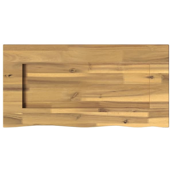 Rektangulärt Bordsskiva 90 x 50 x 3,5 cm Rektangulär Vit