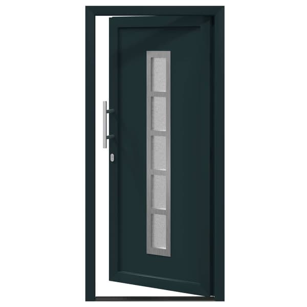 Framdörr Antracit 98 x 200 cm PVC