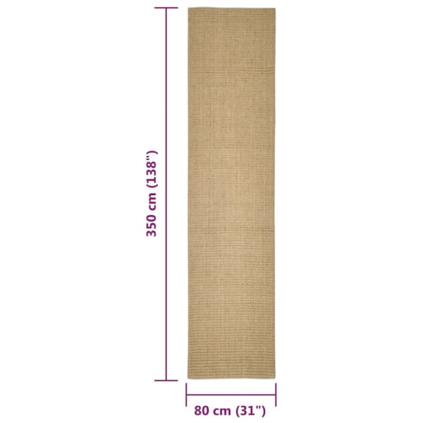 Sisalmatta för klösstolpe 80x350 cm