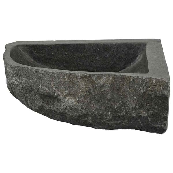 Handfat Grå (30-37) x (30-37) x 12 cm Flodsten