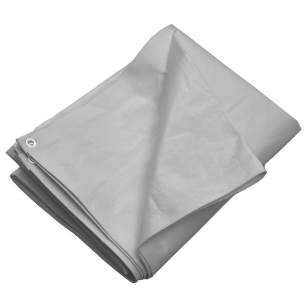 Presenning 260 g/m² 2x3 m grå HDPE