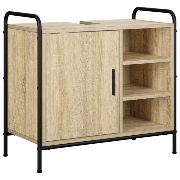 Badrumsskåpsset 3 st Sonoma-ek 40 x 36 x 99,5 cm