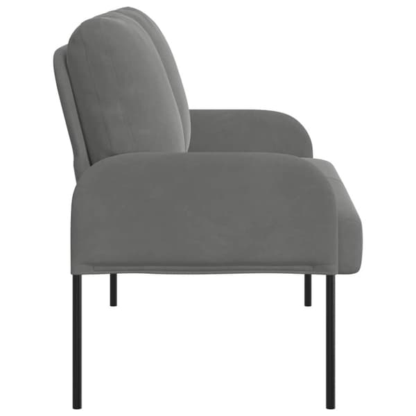 Soffor med kudde 110cm Mörkgrå Plywood