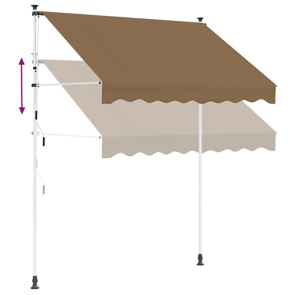 Manuell Utdragbar Markis Beige 300 cm