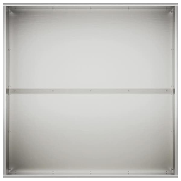 Trädgårdsplanterare Silver 60 x 60 x 40 cm Rostfritt stål