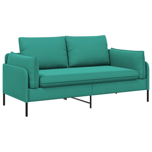2-sits soffa 2-sits Turkos 188 x 81 x 89 cm Sammet