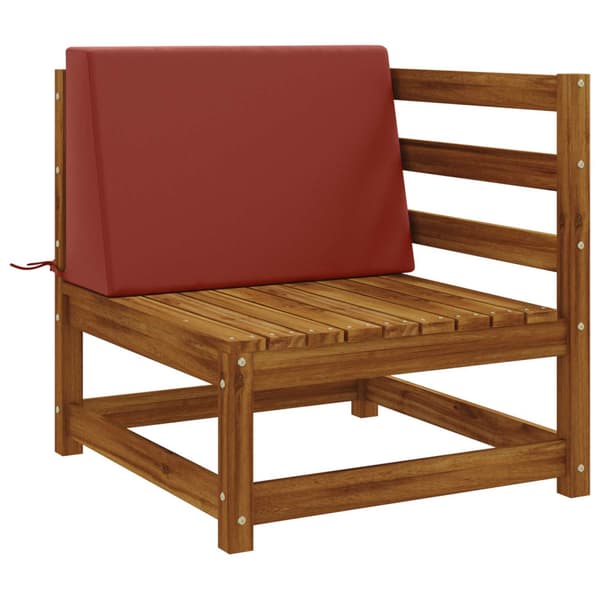 Ryggkudde SOEST 100% Polyester Röd 60 x 20 x 40 cm