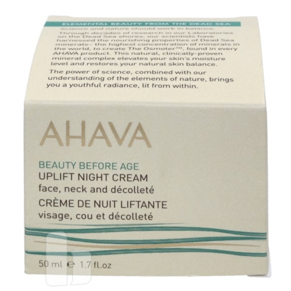 Ahava Beauty Before Age Uplift Night Cream 50 ml Dam