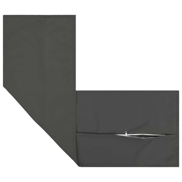 Kuddöverdrag 2 st HOUTEN Antracit 40 x 145 cm Polyester