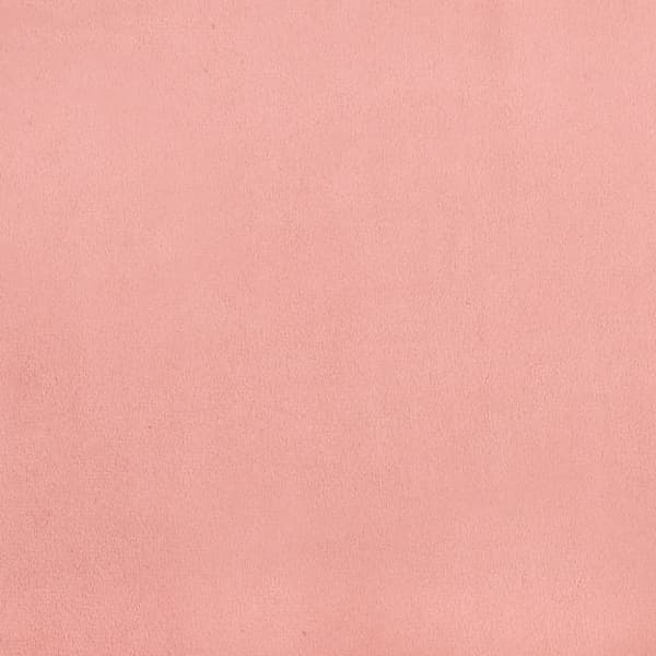 Ramsäng med madrass rosa 140x190 cm sammet