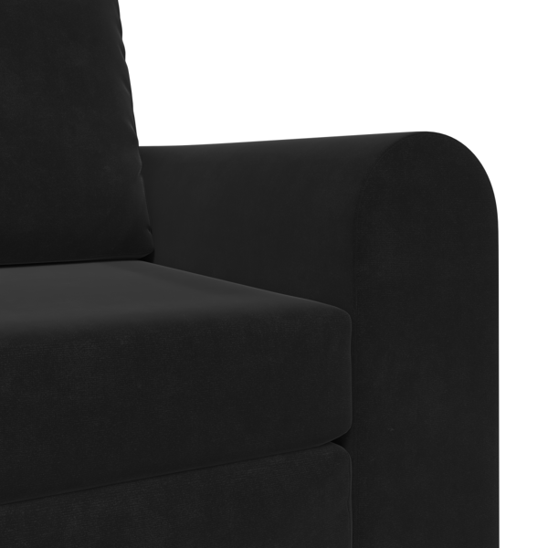 Soffsäng Svart 98 x 71 x 83 cm Sammet
