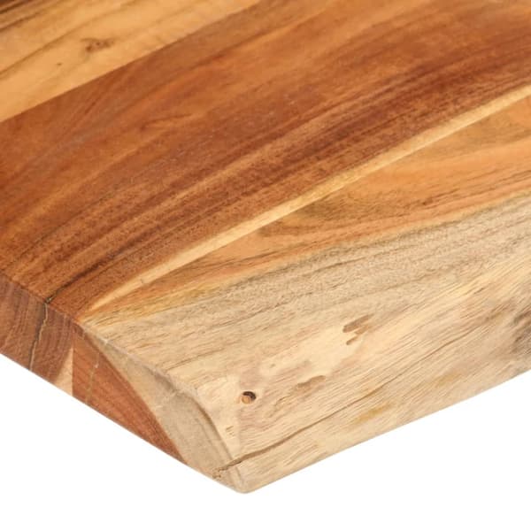 Bordsskiva 160x40x3,8 cm rektangulär massiv akacia rustik kant