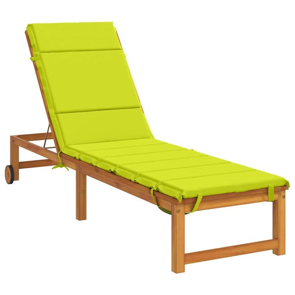 Solstol Kudde GEMERT 100% Polyester Klart grön. 200 x 60 x 3 cm