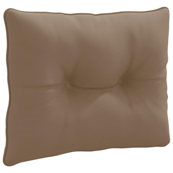Ryggkudde PUTTEN 100% Polyester Taupe 50 x 40 x 10 cm