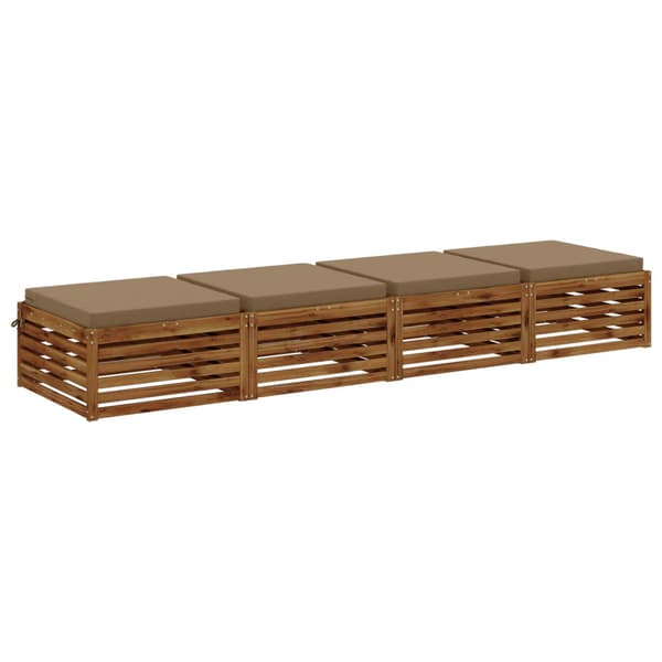 4-delade Sittdynor SOEST 4 st 100% Polyester Taupe