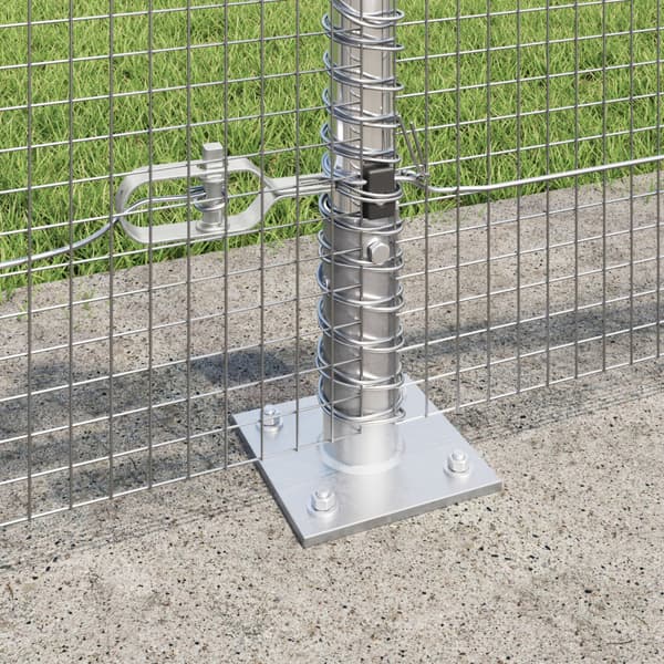 Stängselstolpe Silver