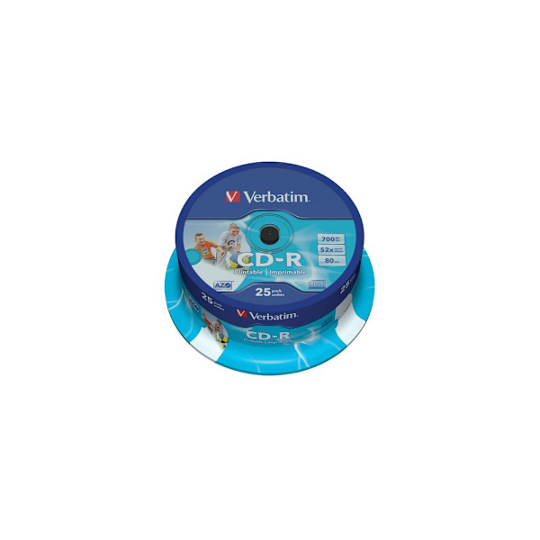 CD-R VERBATIM Print Spindel 25/fp
