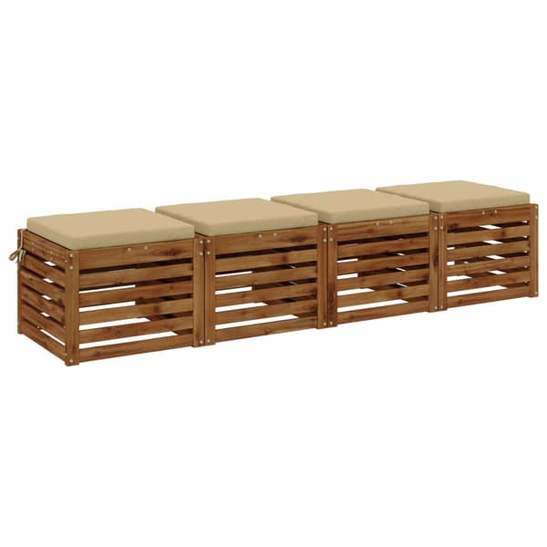 4-delade Sittdynor SOEST 4 st 100% Polyester Beige