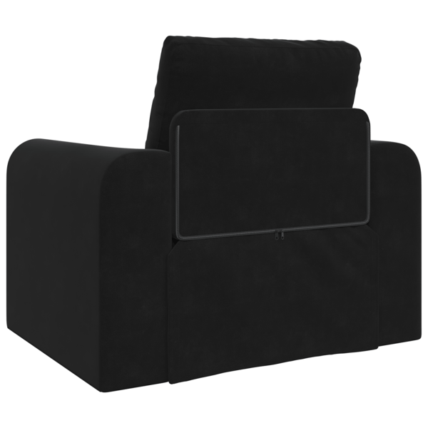 Soffsäng Svart 98 x 71 x 83 cm Sammet