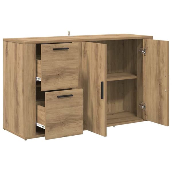 Sideboard Artisan Ek 100 x 33 x 59.5 cm Konstruerat trä